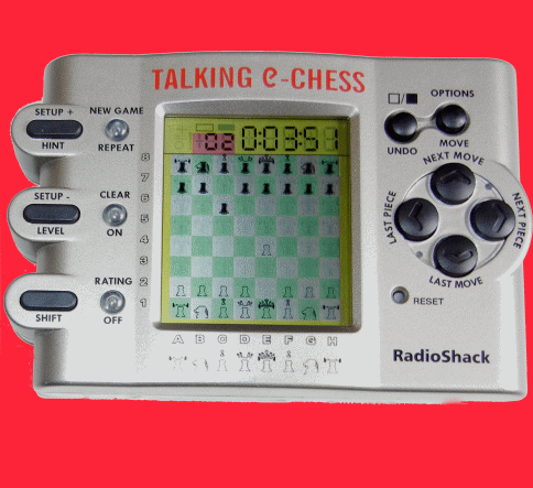 RadioShack and Tandy Model 60-2709 Talking E-Chess Versiona I (2002) Electronic Travel Chess Computer