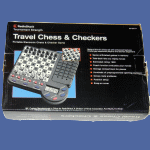 RadioShack and Tandy Model 60-2219 Travel Chess & Checkers (1999) Box RadioShack and Tandy Model 60-2219 Travel Chess & Checkers (1999) Box