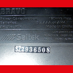 Saitek Kasparov Model K16 Bravo (2000) Computer Label