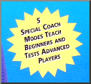 5 SPECIAL COACH MODES -  picture taken from box.