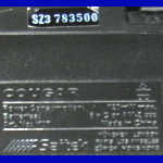 Saitek Kasparov Model K07 Cougar (1998) Computer Label