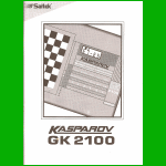 Saitek Kasparov Model 273 GK 2100 (1993) User Manual