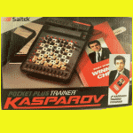 Saitek Kasparov Model 115C Pocket Plus Trainer (1990)) Box