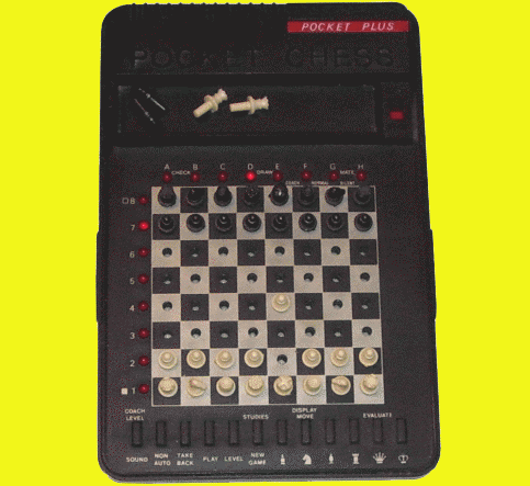 Saitek Kasparov Model 115C Pocket Plus Trainer (1990) Electronic Travel Chess Computer