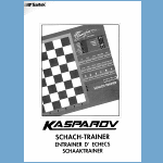Saitek Kasparov Model 200500 Schach-Trainer (1994) User Manual