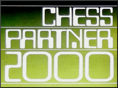 SCISYS CHESS PARTNER 2000 Electronic Chess Computer - picture taken from box.