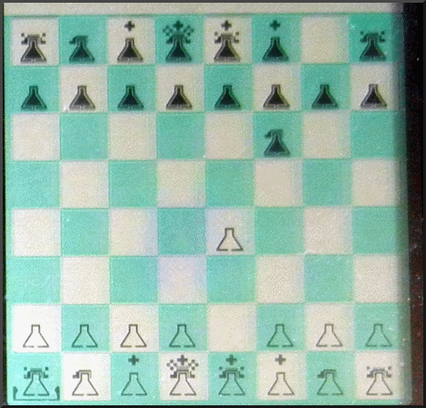 SCISYS EXECUTIVE CHESS LCD Screen - picture taken from computer