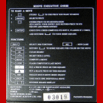 SciSys Model 211A Executive Chess (1981) Computer Label