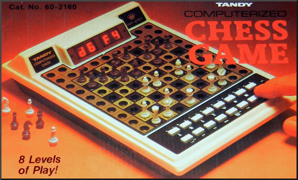 TANDY COMPUTERIZED CHESS - picture taken from box.